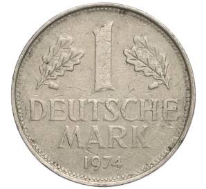 1 марка 1974 года F Западная Германия (ФРГ) — Фото №1