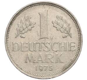 1 марка 1975 года F Западная Германия (ФРГ) — Фото №1