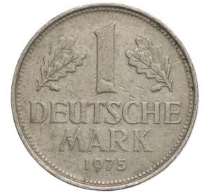 1 марка 1975 года F Западная Германия (ФРГ) — Фото №1