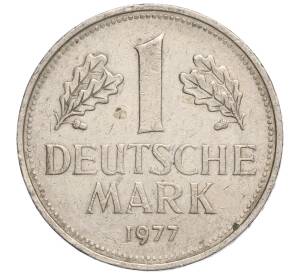 1 марка 1977 года J Западная Германия (ФРГ)
