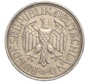 1 марка 1977 года D Западная Германия (ФРГ)