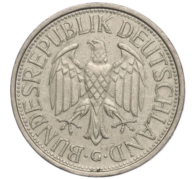 Монета 1 марка 1977 года G Западная Германия (ФРГ) (Артикул M2-69873)