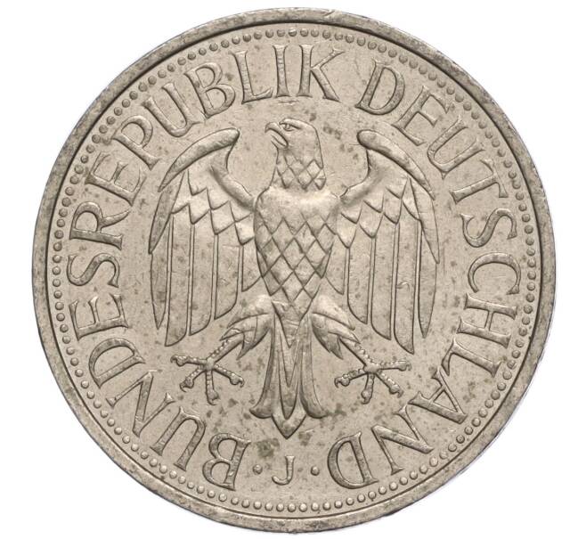 Монета 1 марка 1977 года J Западная Германия (ФРГ) (Артикул M2-69878)