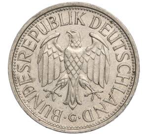 1 марка 1977 года G Западная Германия (ФРГ)