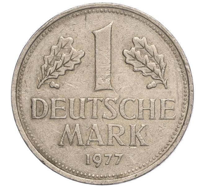 Монета 1 марка 1977 года J Западная Германия (ФРГ) (Артикул M2-69885)