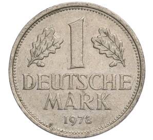 1 марка 1978 года D Западная Германия (ФРГ) — Фото №1