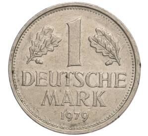 1 марка 1979 года F Западная Германия (ФРГ) — Фото №1