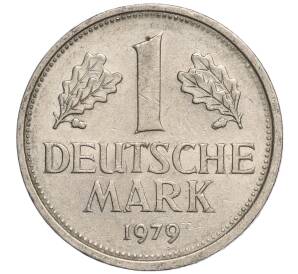 1 марка 1979 года F Западная Германия (ФРГ) — Фото №1