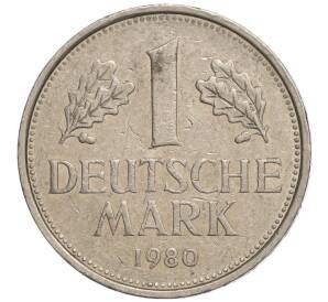 1 марка 1980 года J Западная Германия (ФРГ) — Фото №1