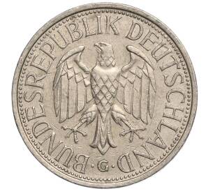 1 марка 1980 года G Западная Германия (ФРГ) — Фото №2