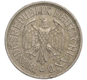 1 марка 1980 года G Западная Германия (ФРГ) — Фото №2