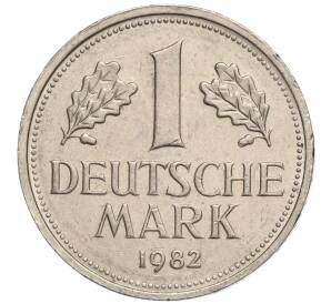1 марка 1982 года F Западная Германия (ФРГ) — Фото №1