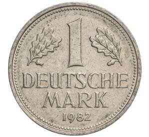 1 марка 1982 года D Западная Германия (ФРГ) — Фото №1