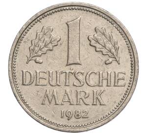 1 марка 1982 года D Западная Германия (ФРГ) — Фото №1
