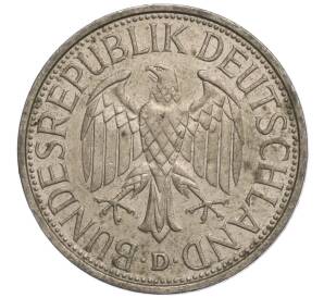1 марка 1982 года D Западная Германия (ФРГ) — Фото №2