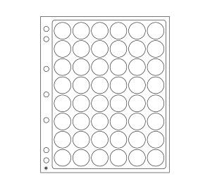Листы «ENCAP» (упаковка из 2 штук) для 20 монет размером от 23,5 до 26 мм (LEUCHTTURM 343210)