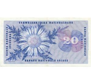 20 франков 1967 года Швейцария — Фото №2
