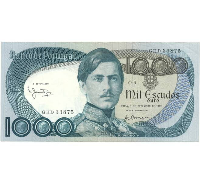 Банкнота 1000 эскудо 1981 года Португалия (Артикул K11-106366)