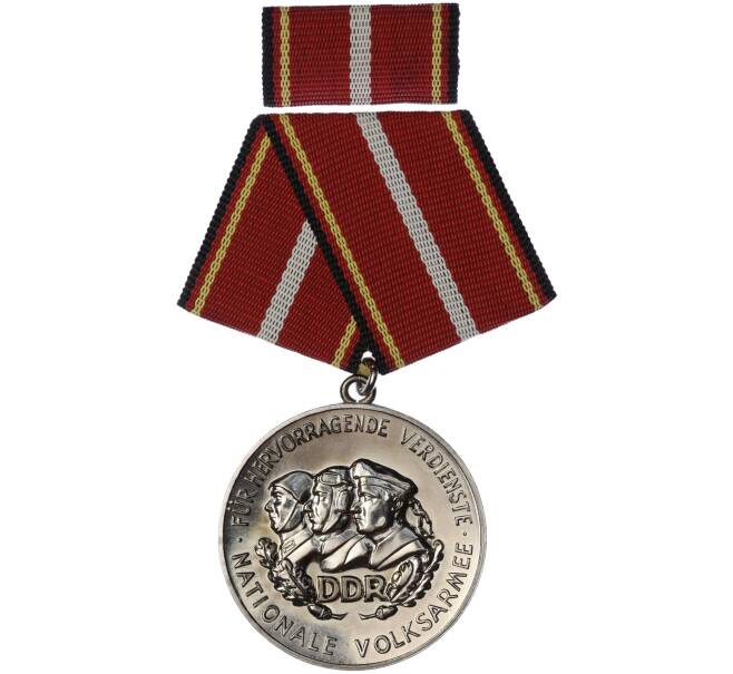 Медаль «За заслуги перед Национальной Народной Армией» II степени с планкой Восточная Германия (ГДР) (Артикул K11-106532)