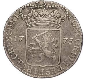 1 серебряный дукат 1775 года Голландская республика — провинция Зеландия — Фото №2