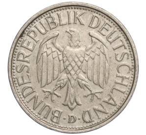 1 марка 1988 года D Западная Германия (ФРГ)