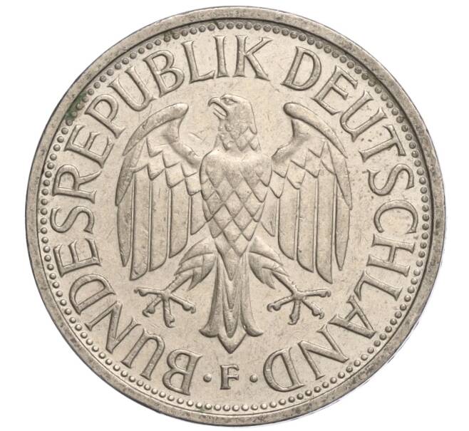 Монета 1 марка 1988 года F Западная Германия (ФРГ) (Артикул M2-70063)