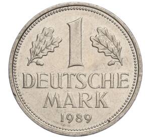 1 марка 1989 года D Западная Германия (ФРГ)