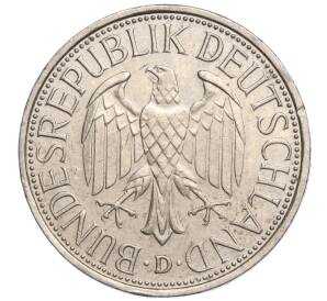 1 марка 1989 года D Западная Германия (ФРГ)