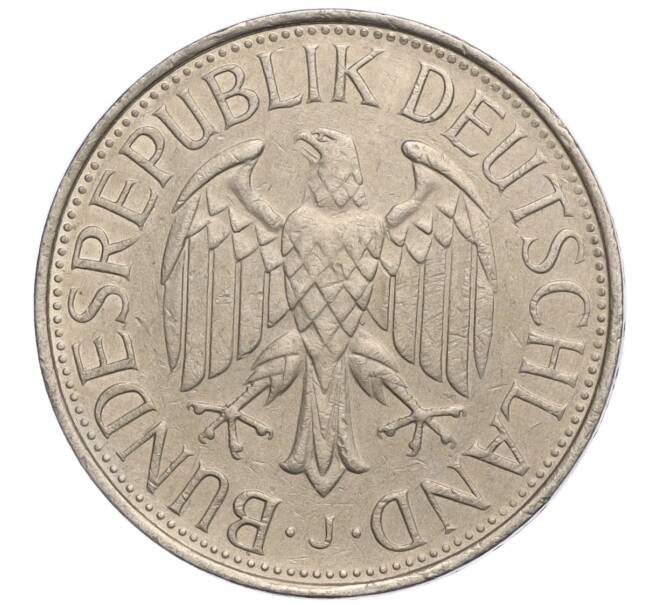 Монета 1 марка 1989 года J Западная Германия (ФРГ) (Артикул M2-70072)