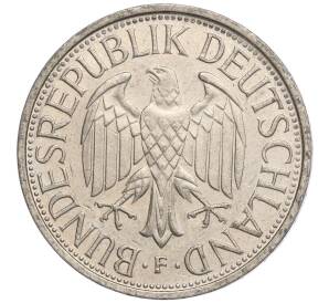 1 марка 1989 года F Западная Германия (ФРГ) — Фото №2