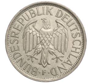 1 марка 1989 года F Западная Германия (ФРГ)