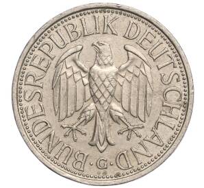 1 марка 1989 года G Западная Германия (ФРГ) — Фото №2