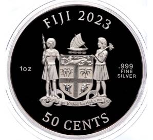 50 центов 2023 года Фиджи «Единорог»