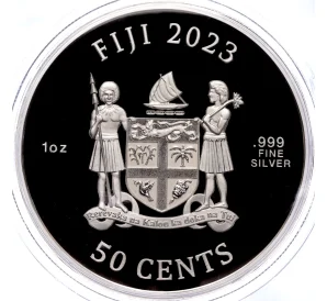 50 центов 2023 года Фиджи «Единорог»
