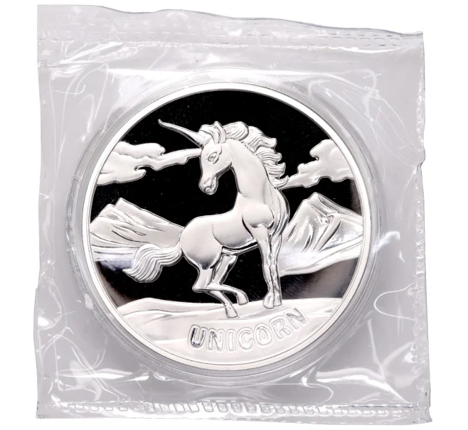 Монета 50 центов 2023 года Фиджи «Единорог» (Артикул M2-70093)