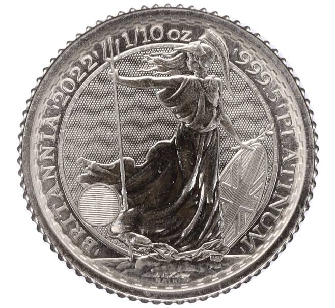 Монета 10 фунтов 2022 года Великобритания «Британия» (Артикул M2-70097)