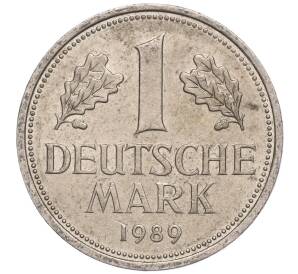 1 марка 1989 года G Западная Германия (ФРГ) — Фото №1