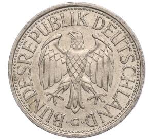1 марка 1989 года G Западная Германия (ФРГ) — Фото №2