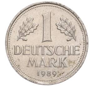1 марка 1989 года G Западная Германия (ФРГ) — Фото №1