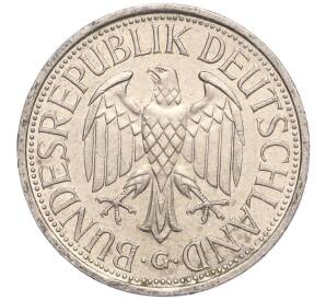 1 марка 1989 года G Западная Германия (ФРГ) — Фото №2