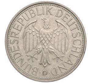 1 марка 1989 года D Западная Германия (ФРГ) — Фото №2