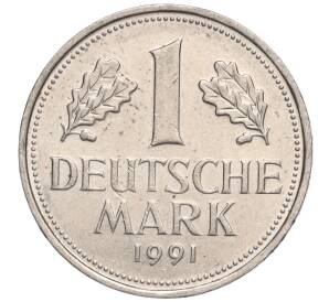 1 марка 1991 года A Германия — Фото №1