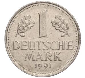 1 марка 1991 года A Германия — Фото №1