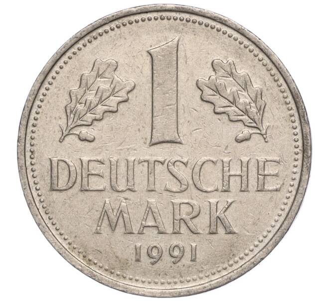 Монета 1 марка 1991 года A Германия (Артикул: M2-70144) — Фото №1
