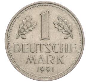 1 марка 1991 года D Германия — Фото №1