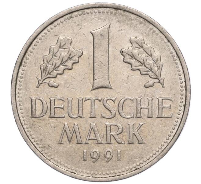 Монета 1 марка 1991 года D Германия (Артикул: M2-70151) — Фото №1