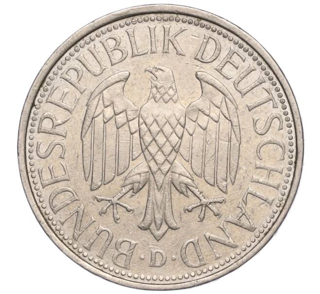 Монета 1 марка 1991 года D Германия (Артикул: M2-70151) — Фото №2