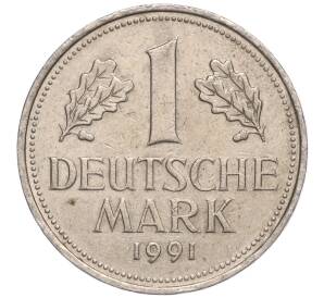 1 марка 1991 года D Германия — Фото №1
