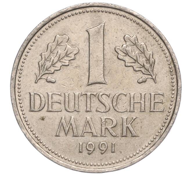 Монета 1 марка 1991 года D Германия (Артикул: M2-70154) — Фото №1