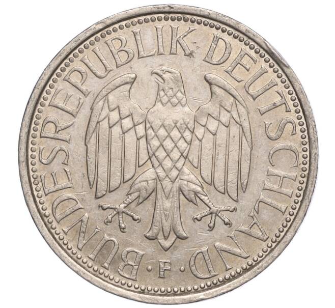 Монета 1 марка 1991 года F Германия (Артикул: M2-70155) — Фото №2